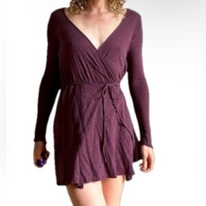 Free people beach don’t you dare purple dress Xs wrap